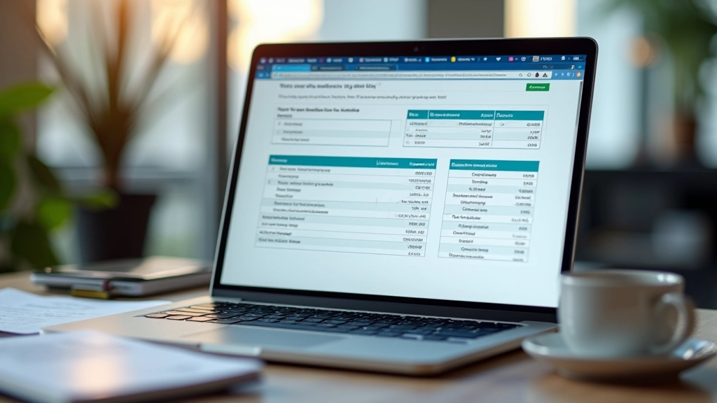 Laptop s otevřeným tabulkovým procesorem a grafy zobrazujícím finanční data